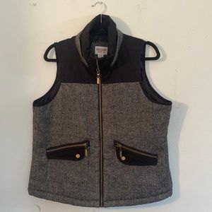 Mossimo XL black and gray vest EUC